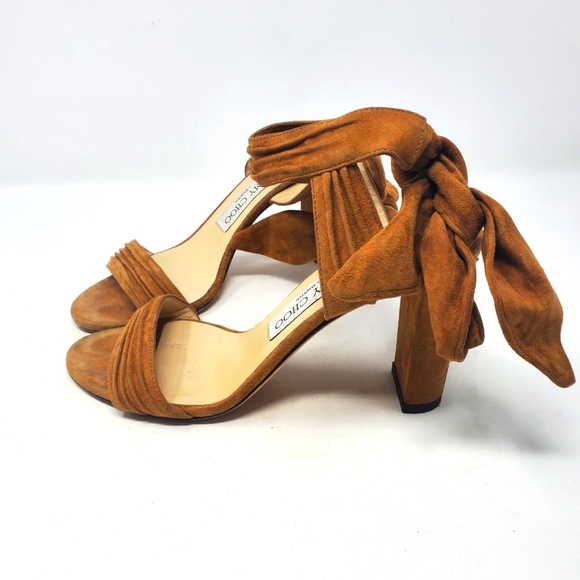 Jimmy Choo Brown Suede Pumps - Picture 1 of 7